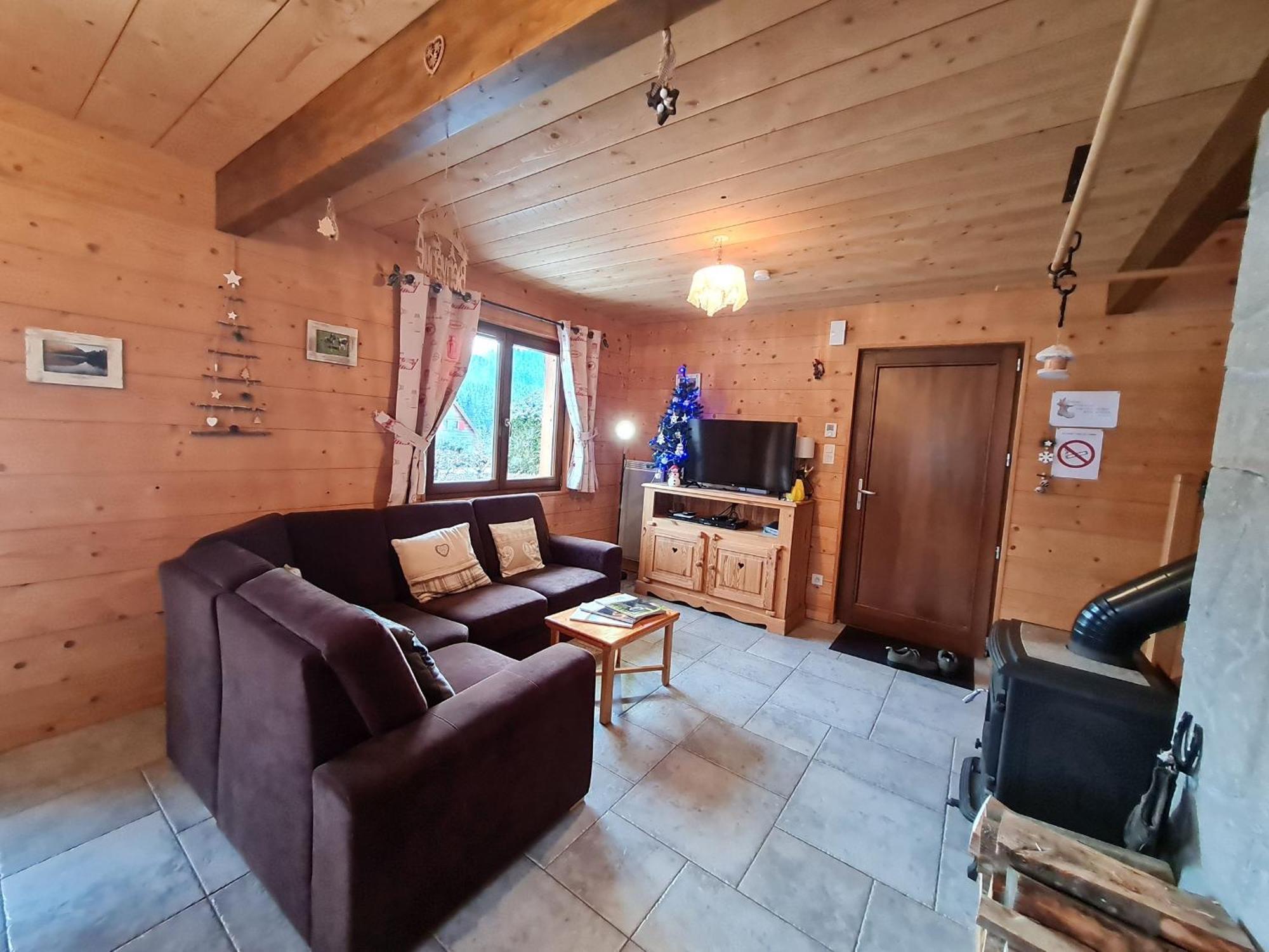Chalet Chaleureux Face Aux Pistes, Proche Gerardmer, Ideal Pour Famille, Balcon Et Terrasse - Fr-1-589-182 Ban-sur-Meurthe-Clefcy Exterior photo